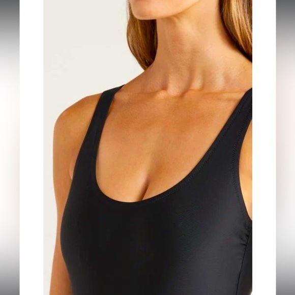 Solid & Striped x Madewell Annemarie One-Piece Swimsuit in Black Medium 76 - Picture 4 of 8